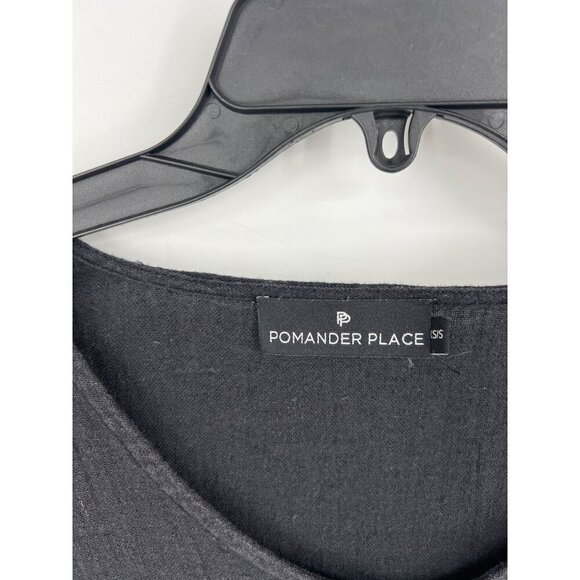 Tuckernuck Pomander Place Womens Black Swim Cover Dress With Tassel Trim XS/S - Picture 2 of 5